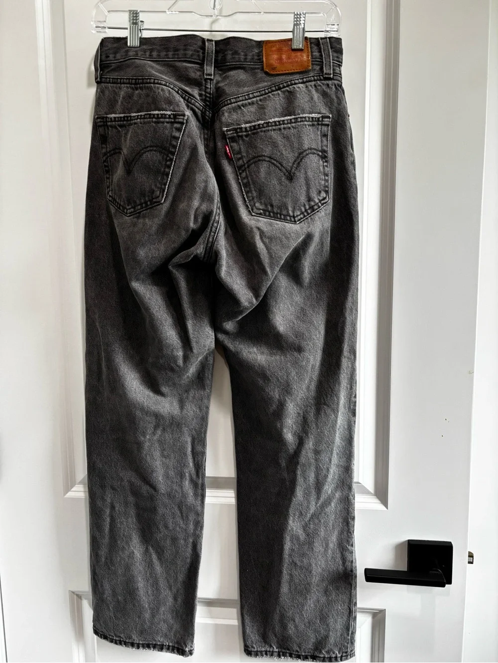 Levi's 501 Charcoal Straight-Leg Jeans